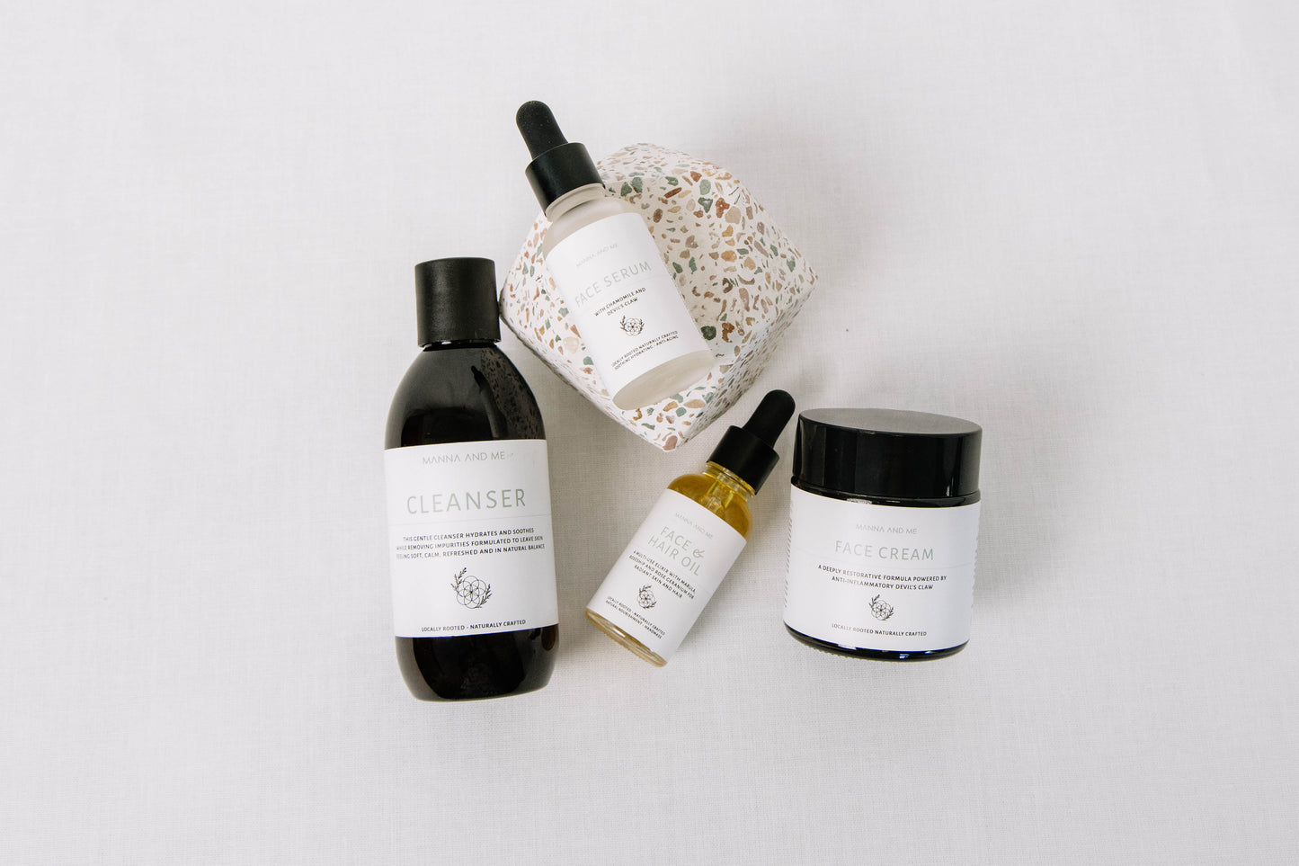 Mini Care Duo – 10ml Face & Hair Oil + 10g Healing Balm