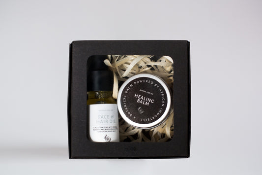Mini Face & Hair Oil + Healing Balm Duo